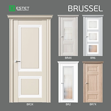 Elegant Brussel Collection: Classic meets Modern 3D model image 1 