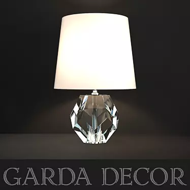 Crystal Desk Lamp: Elegant Illumination 3D model image 1 