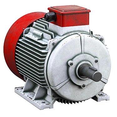 Smooth Electric Motor 3D model image 1 