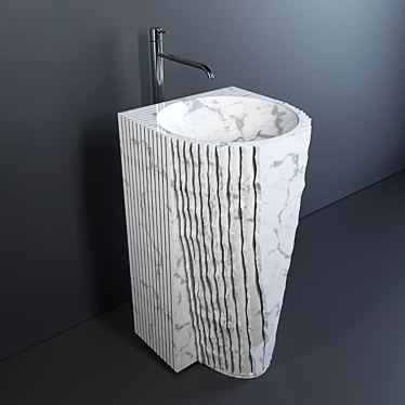 Antonio Lupi Washbasin 45x45 H85 3D model image 1 