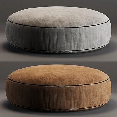 Elegant Elise Pouf: Modern Design & Superior Comfort 3D model image 1 