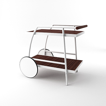 Ikea Vindalso Trolley Table: Compact, Stylish, and Versatile 3D model image 1 