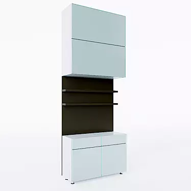Title: Modern TV Cabinet | CORONA & Vray Version 3D model image 1 