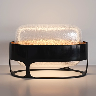 Organic Glow Iris Table Lamp 3D model image 1 
