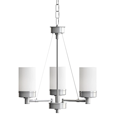 Contemporary Urban Swag Chandelier 3D model image 1 