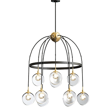 Savoy House Fulton Chandelier 3D model image 1 