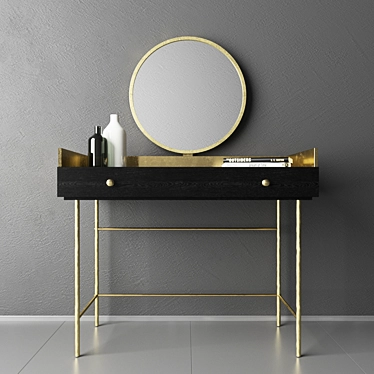 Elegant JAGGER Dressing Table 3D model image 1 