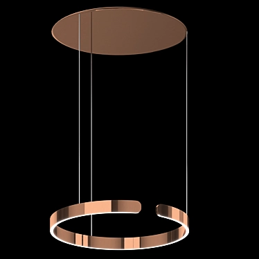 Sleek and Stylish: Occhio Mito Pendant 60 3D model image 1 