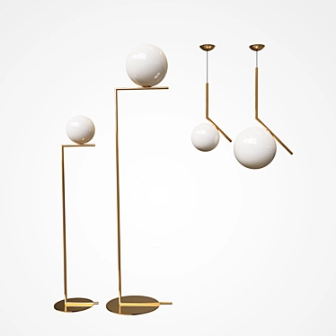 Modern Lighting Collection: IC Lights 3D model image 1 