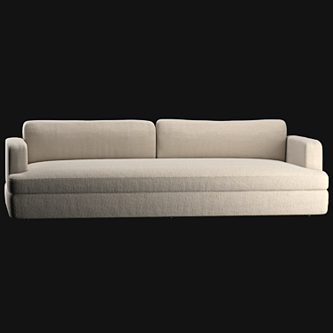 Designer Fabric Sofa: Versatile and Stylish 3D model image 1 