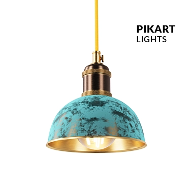 Pikartlights Brass Small Suspension 3D model image 1 