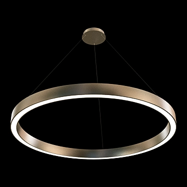 Modern LED Ring Pendant Light 3D model image 1 