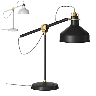 Modern Ikea Ranarp Pendant Light 3D model image 1 