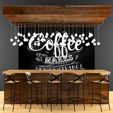 Cupful Delights: 3D Coffee Shop 3D model image 1 