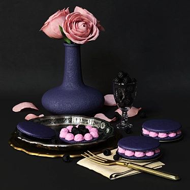 Delightful Dessert Decor Set 3D model image 1 