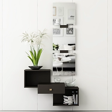 Versatile Wall Console: Transform Your Space 3D model image 1 