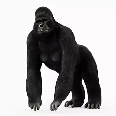 Detailed Gorilla Figurine - 3D Max, V-Ray 3D model image 1 