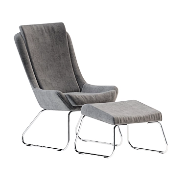 Kerstin Resting Chair: Comfort Elevated 3D model image 1 