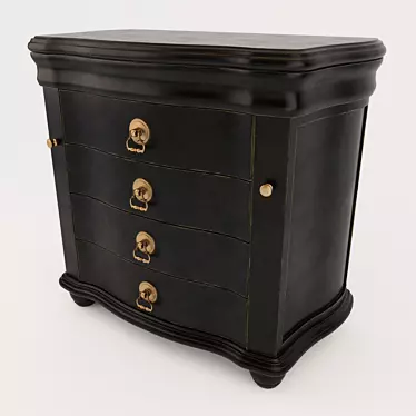 Elegant Jewelry Box: Functional & Stylish 3D model image 1 