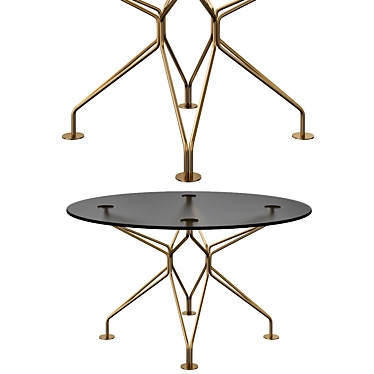 Modern Kali Table by Tonin Casa 3D model image 1 