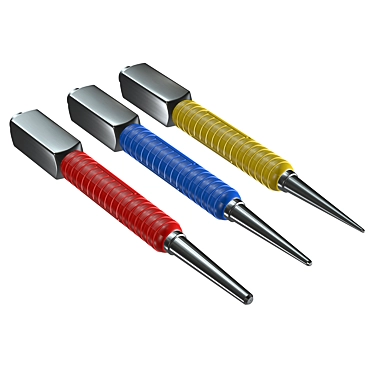 UltiGrip 3-Piece Nail Punch Set 3D model image 1 