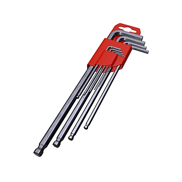 Precision Hex Key Set 3D model image 1 