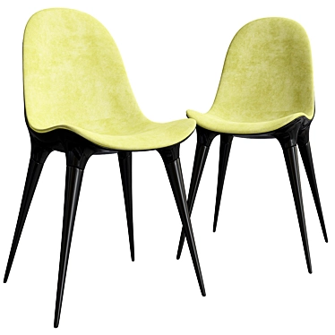 Elegant Philippe Passion Chairs 3D model image 1 