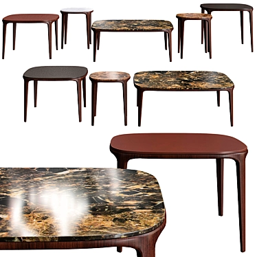 Elegant Poliform Table: Timeless Beauty 3D model image 1 