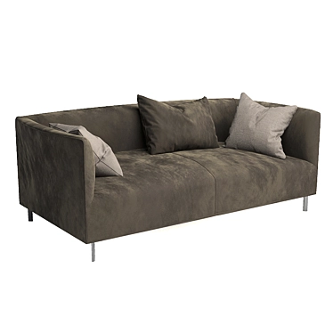 Breeze Sofa: Sleek, Stylish, Comfortable 3D model image 1 