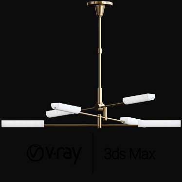 Daley Large Chandelier | Elegant Lighting Option 3D model image 1 