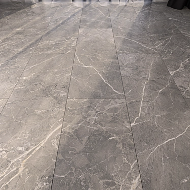 Luxury Marble Floor Tiles 3D model image 1 