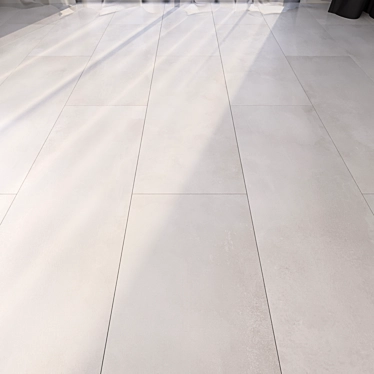 Elegant Marble-Textured Floor 3D model image 1 