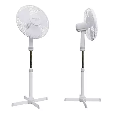 Sencor 4047wh Fan Stand 3D model image 1 