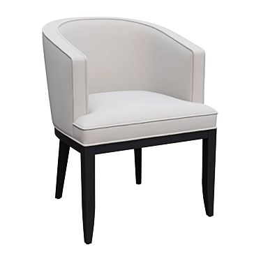 Elegant Dalila Armchair: Luxurious Design 3D model image 1 