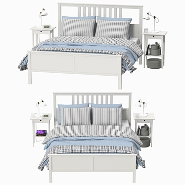 Hemnes Classic Storage Solution 3D model image 1 