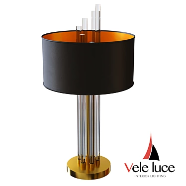 Vele Luce Notte Table Lamp - Elegant Italian Design 3D model image 1 