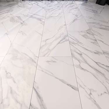  Elegant Marble Floors: HD Texture & Multiple Material Options 3D model image 1 