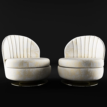 Elegant Coupe Chair 3D model image 1 