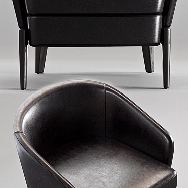 Molteni & C CHELSEA Fabric Armchair - Elegant and Comfortable 3D model image 1 