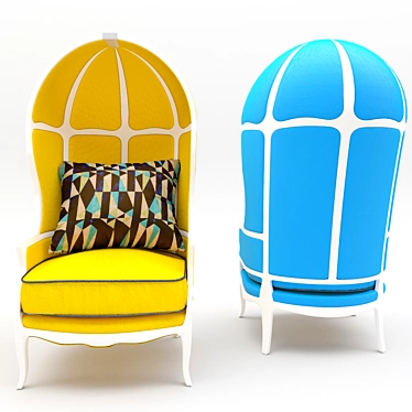 Elegant JC Chair: Perfect Blend of Style and Comfort 3D model image 1 