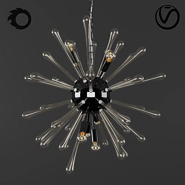 Astro Suspension Light - Stylish and Functional 3D model image 1 