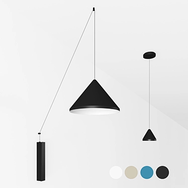 Vibia North: Modern Wall & Suspended Light 3D model image 1 