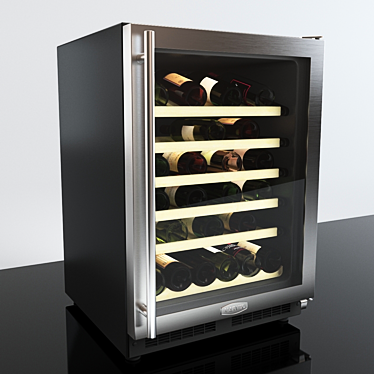 Marvel 61WCM: Undercounter 45-Bottle Wine Cooler 3D model image 1 