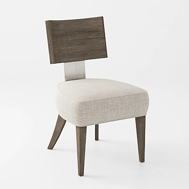 Bernhardt Mosaic Side Chair: Modern Elegance in Your Space 3D model image 1 