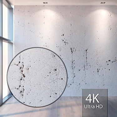 Swirl Plaster 4K Texture 3D model image 1 