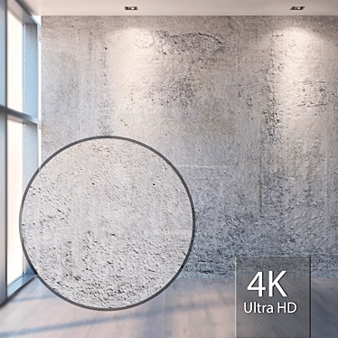 Seamless 4K Plaster Texture 3D model image 1 