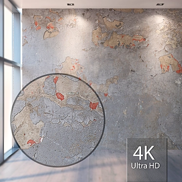 Seamless Plaster Texture - 4K Resolution 3D model image 1 