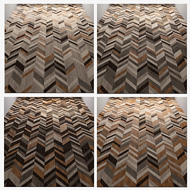 Versatile Wood Floor: 3D Models & Textures 3D model image 1 