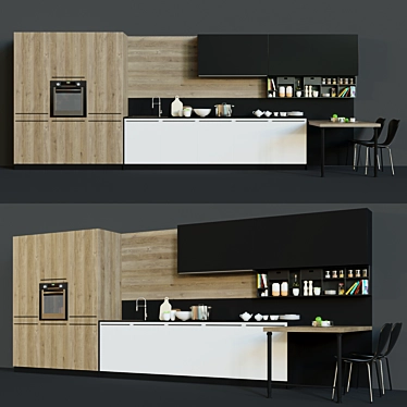 Italian Elegance: YOTA Armony Cucine 3D model image 1 