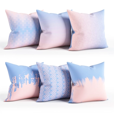 Crystal Serenity Pillow Set 3D model image 1 